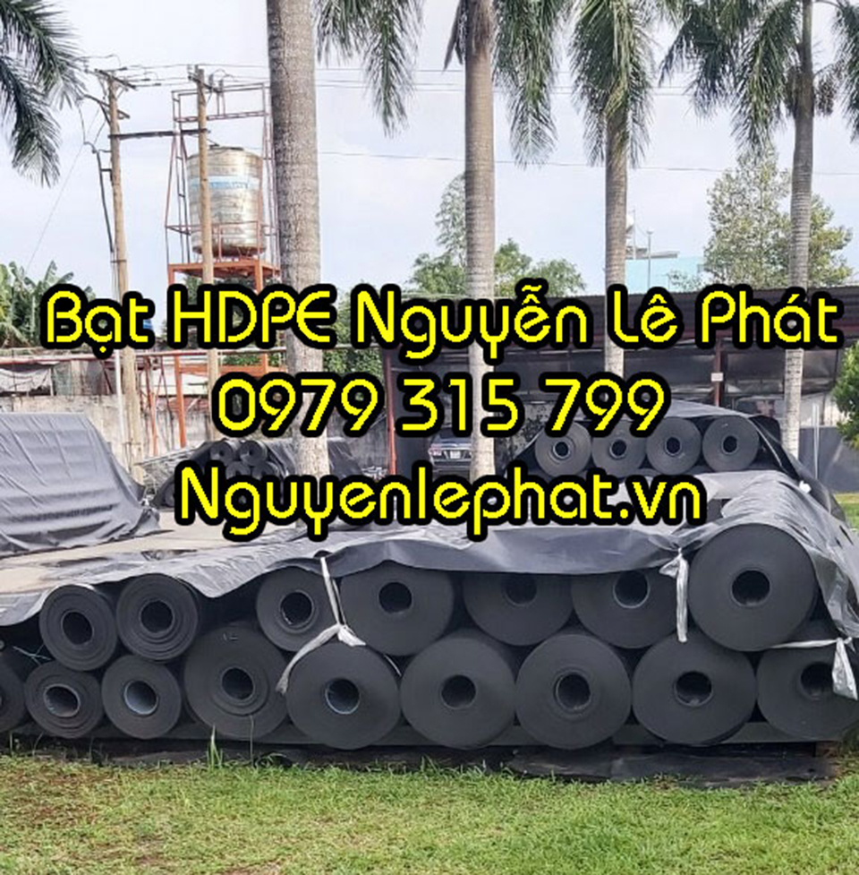 Bạt Nhựa Đen HDPE Lót Hồ Cá Biên Hòa